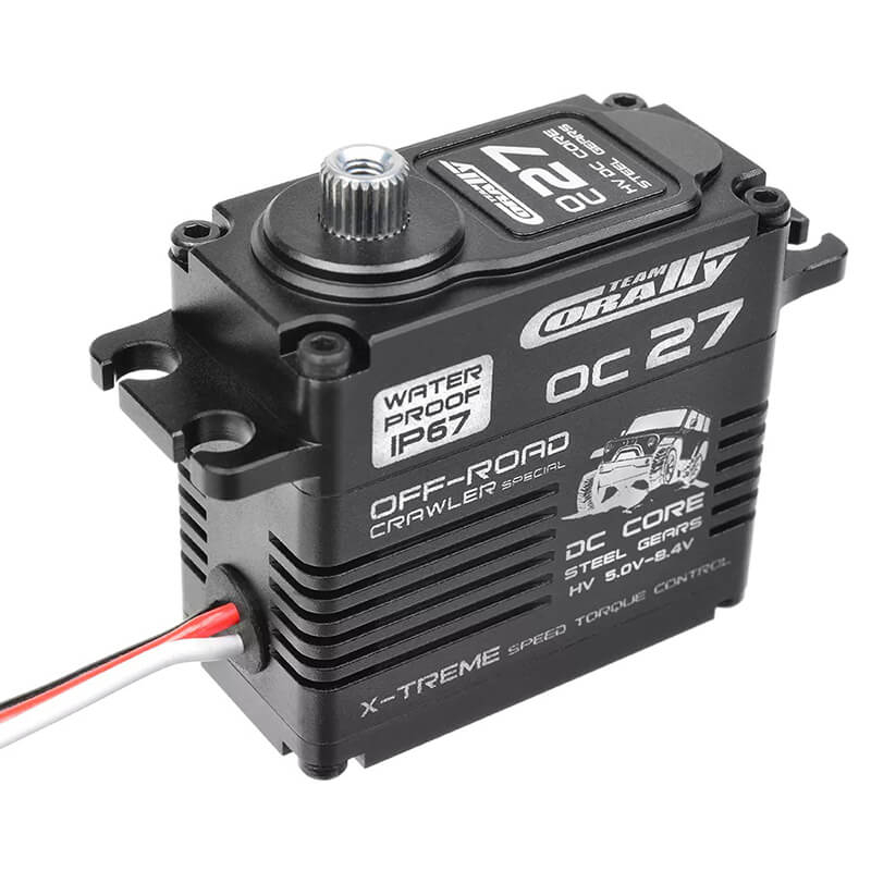 image CORALLY OC27 HV DIGITAL SERVO 5-8.4V IP67 STEEL GEAR ALLOY C - Image 1