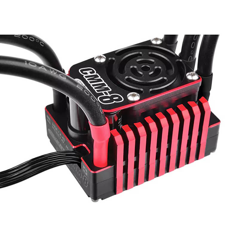 image TEAM CORALLY CMM-8 RACING ESC SENSORED 2-4S 240A BLACK/RED - Image 1