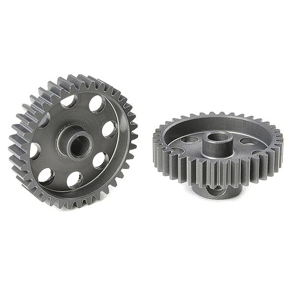 image CORALLY 48 DP PINION SHORT HARD ANODISED AL7075 36 TEETH SHAFT DIA. 3.17MM - Image 1