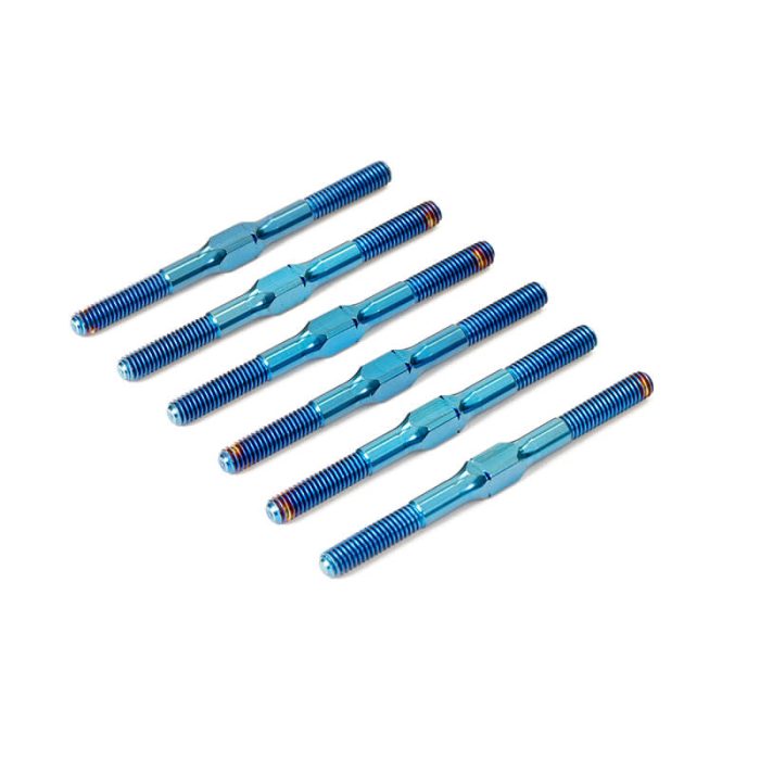 CENTRO RC10B7 TITANIUM TURNBUCKLE SET (6PC) - BLUE - Image 1