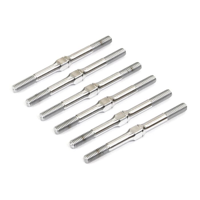 CENTRO RC10B7 TITANIUM TURNBUCKLE SET (6PC) - SILVER - Image 1