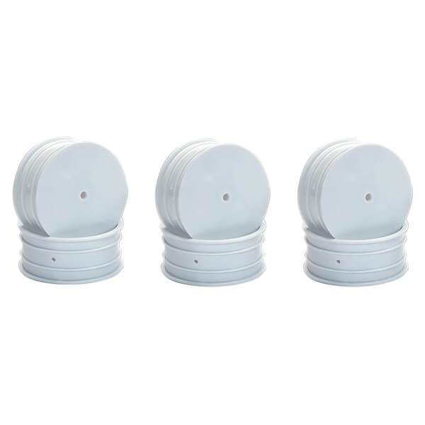 image CENTRO 1/10 DISHED BUGGY FRONT 4WD WHEEL WHITE - 3 PAIRS - Image 1