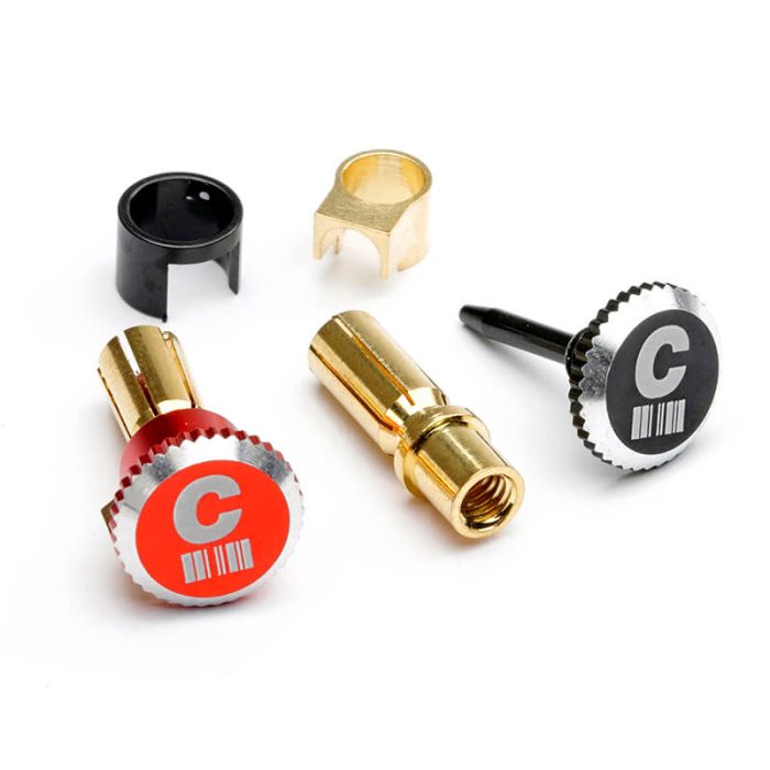 CENTRO LOCKDOWN HEATSINK BULLET PLUG GRIPS WITH 5MM BULLETS - Image 1