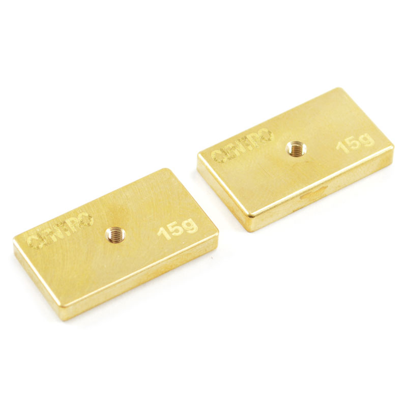 image CENTRO PRECISION BRASS 15G BALANCING WEIGHTS (PR) - Image 1