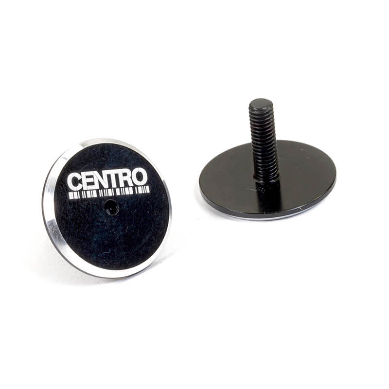 image CENTRO BLACK M3 7075 ALUMINIUM WING WASHER SCREW (2) - Image 1