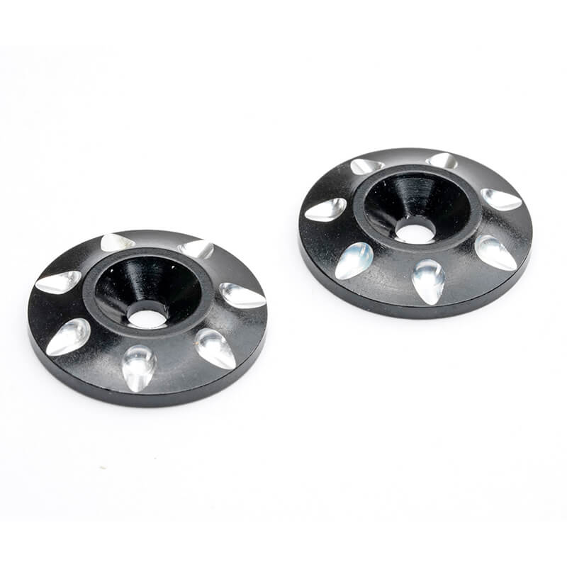 image CENTRO 1/8TH WING WASHERS - BLACK - Image 1