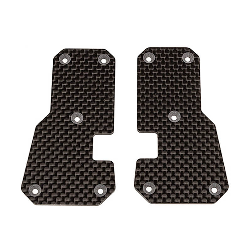 image TEAM ASSOCIATED SR7 FT ARM INSERTS CARBON FIBRE - Image 1