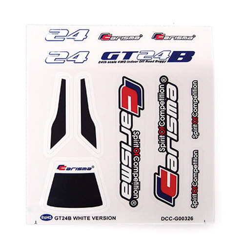 image CARISMA GT24B CH/PS EDITION DECAL SHEET - Image 1