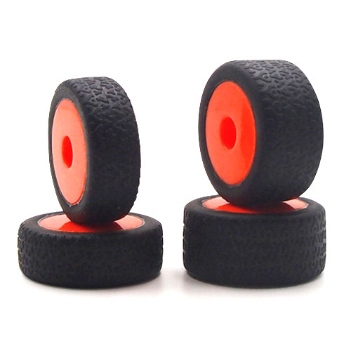 image CARISMA GT24B ORANGE WHEELS/ TYRES MOUNTED - Image 1