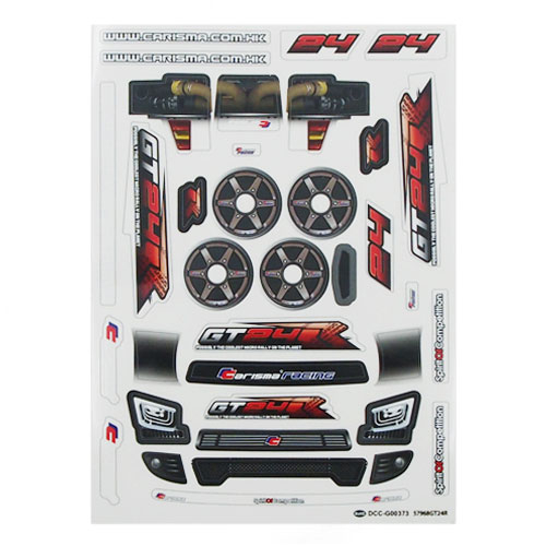 image CARISMA GT24R RALLY CAR DECAL SHEET - Image 1