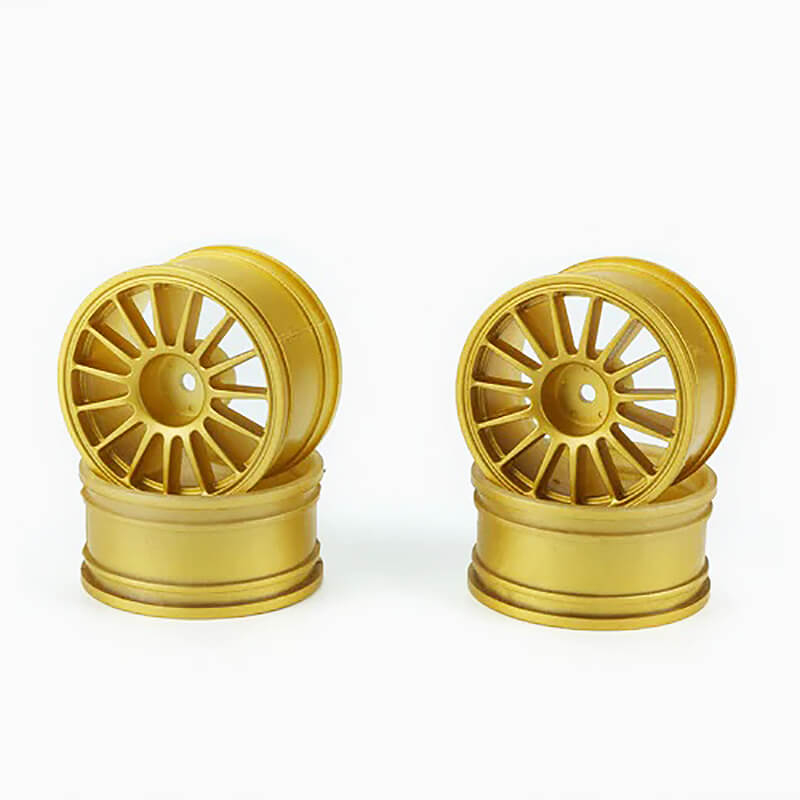 image CARISMA M48S MULTI SPOKE WHEELS SET 12MM HEX (GOLD) - Image 1
