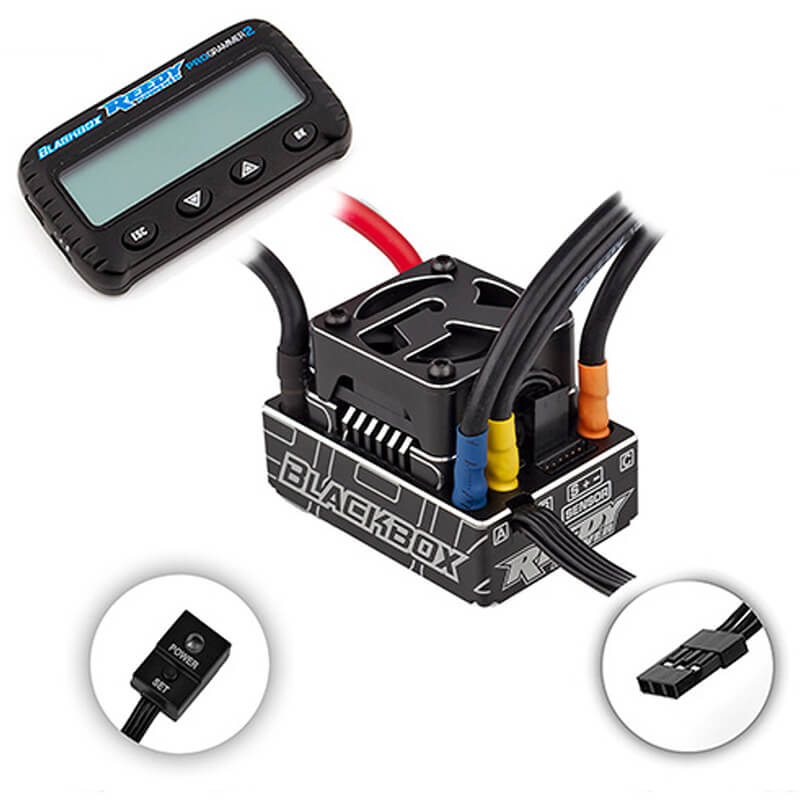 image REEDY BLACKBOX 880R 1/8TH COMPETITION ESC W/PROGRAMMAR2 - Image 1