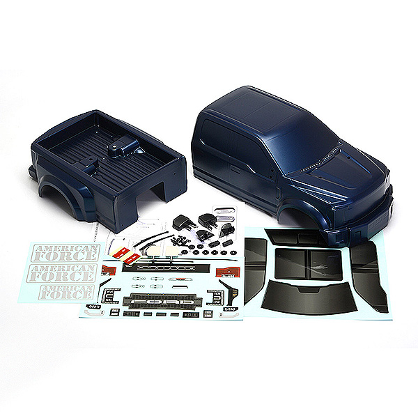 image CEN RACING FORD F-450 SD COMPLETE BODY SET (BLUE GALAXY) - Image 1