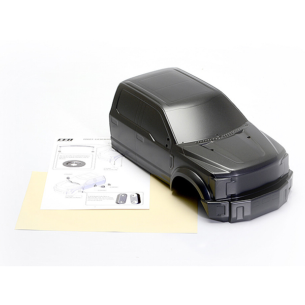 image CEN RACING FORD F-450 SD FRONT BODY (GREY TITANIUM, FRONT ONLY) - Image 1