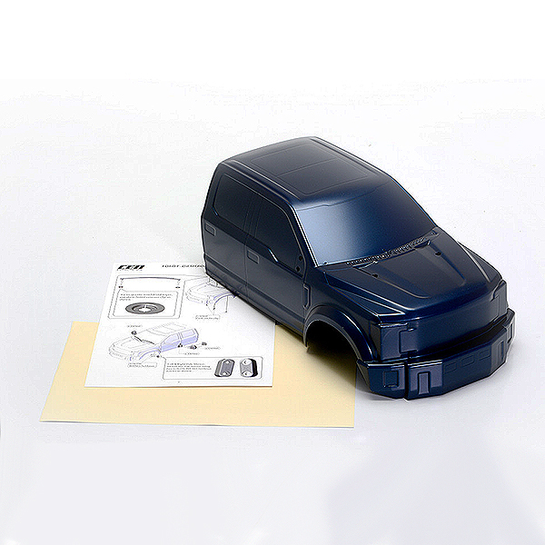 image CEN RACING FORD F-450 SD FRONT BODY (BLUE GALAXY, FRONT ONLY) - Image 1