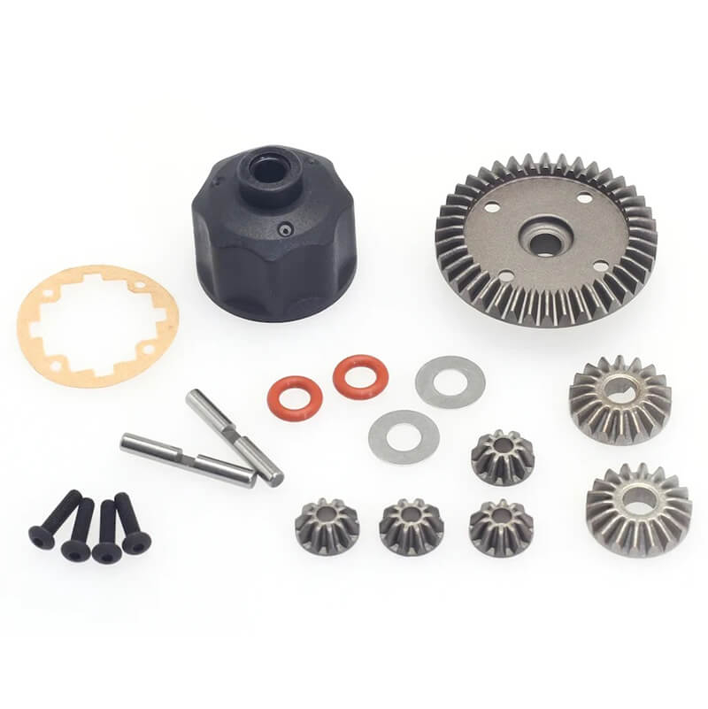 image CEN RACING DIFFERENTIAL RING GEAR SET (CASE, PIN, O-RING, GASKET) - Image 1