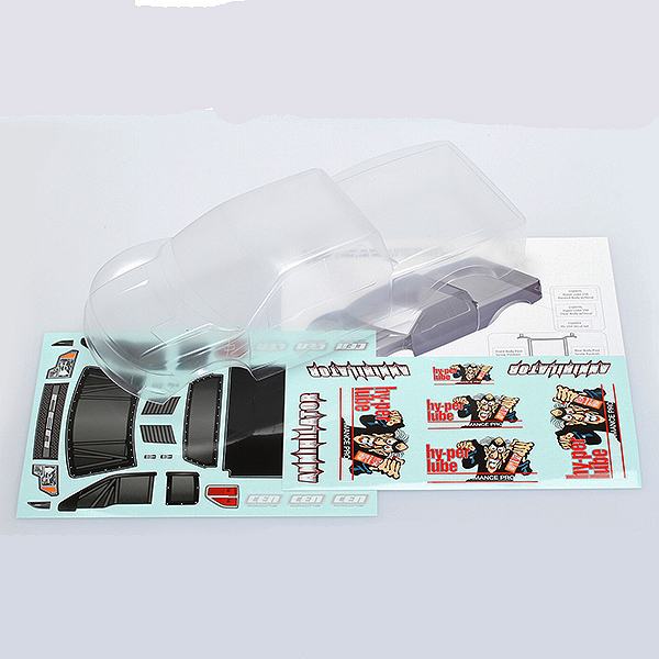 image CEN RACING HY-PER LUBE 150 CLEAR BODY W/ DECAL - Image 1