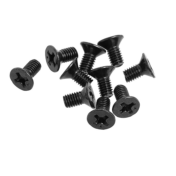 image CEN RACING M3X6 FLAT HEAD SCREW (10PCS) - Image 1