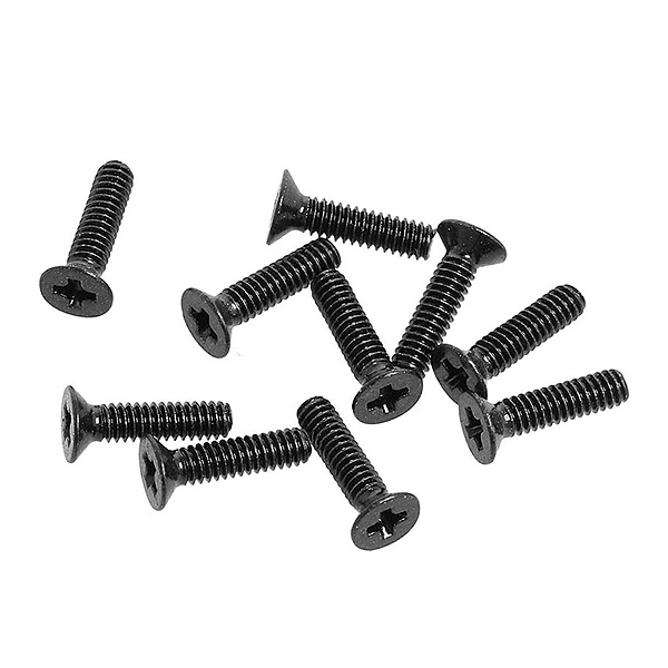 image CEN RACING M2X8MM FLAT HEAD SCREW (10PCS) - Image 1