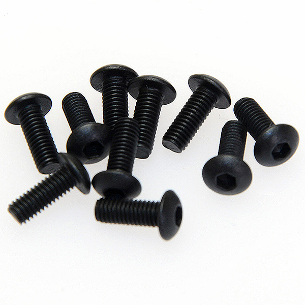 image CEN RACING M3X8MM BUTTON HEAD SOCKET SCREW (10PCS) - Image 1