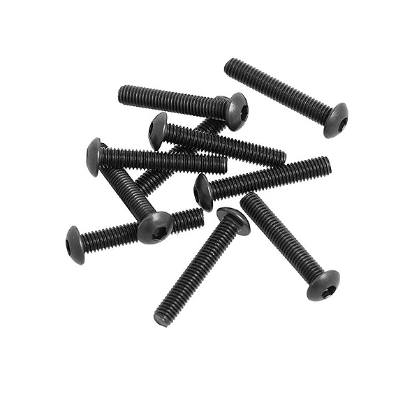 image CEN RACING M3X18MM BUTTON HEAD HEX SOCKET SCREW (10PCS) - Image 1