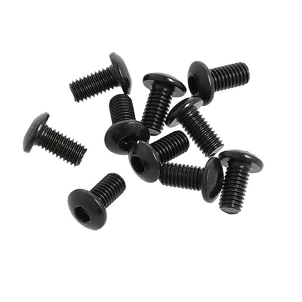 image CEN RACING M3X6MM BUTTON HEAD HEX SOCKET SCREW (10PCS) - Image 1