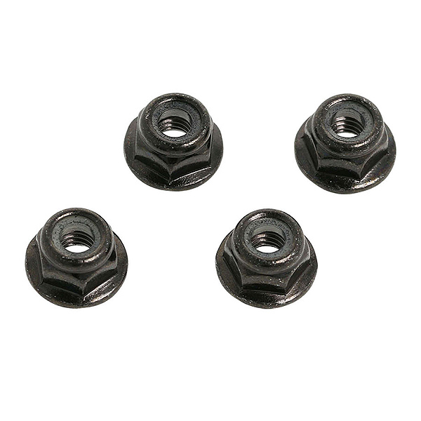 image CEN RACING M4 RI+B427BBED FLANGE LOCK NUT (4PCS) - Image 1