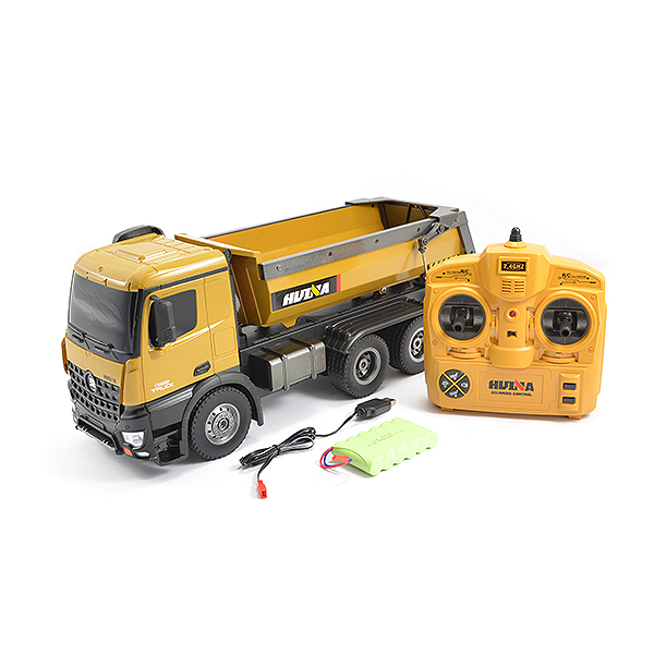 image HUINA RC TIPPER/DUMP TRUCK 2.4G 10CH WITH DIE CAST METAL PARTS - Image 1