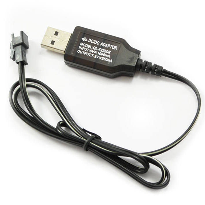 image HUINA 1550/1570/1573/1574/1577 CHARGER USB BLACK SM CONNECTOR - Image 1