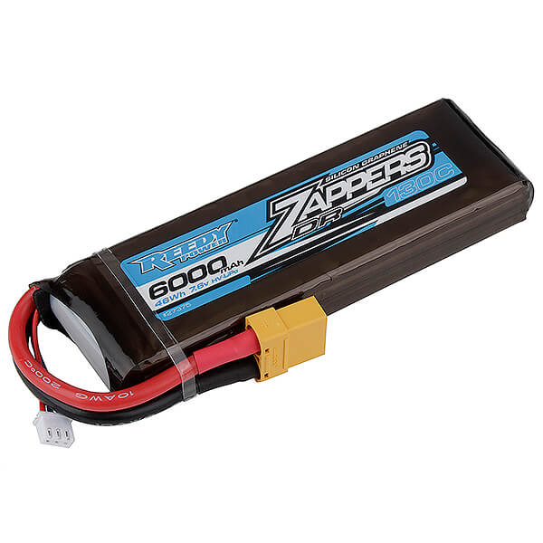 image REEDY ZAPPERS DR 6000MAH 130V 7.6V HV SOFT XT90 LIPO BATTERY - Image 1