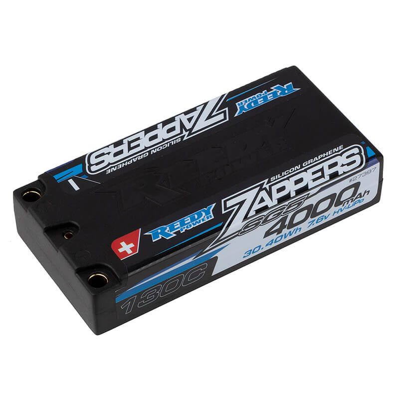 image REEDY ZAPPERS 'SG5' 4000MAH 130C 7.6V LP SHORTY LIPO BATTERY - Image 1