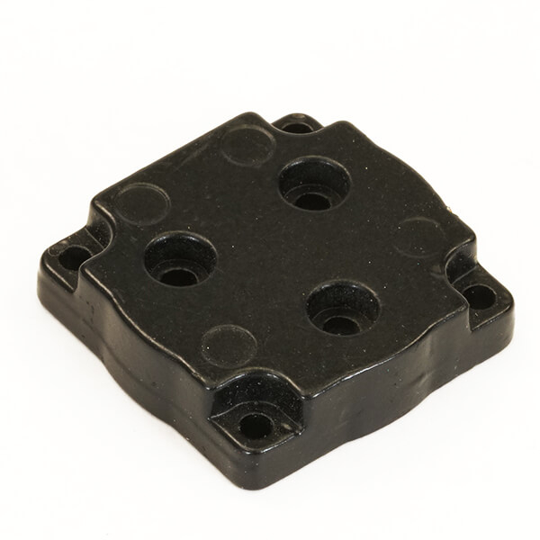 image HUINA K336 MOTOR COVER, ZINC ALLOY, BLACK - Image 1