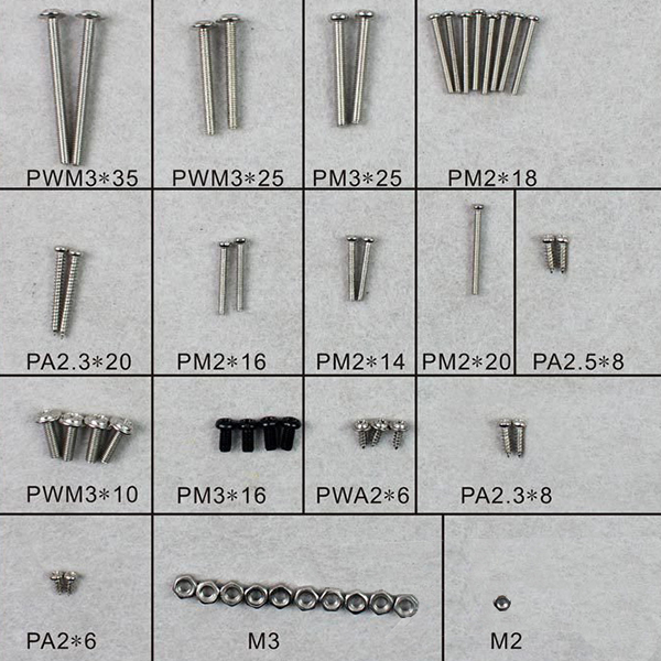 image DYNAM C188 SCREW SET - Image 1