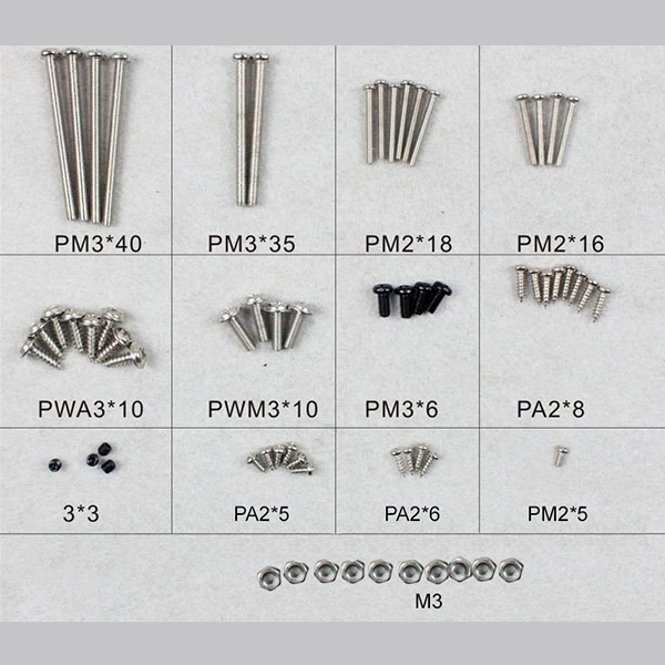 image DYNAM CORSAIR F4U SCREW SET - Image 1