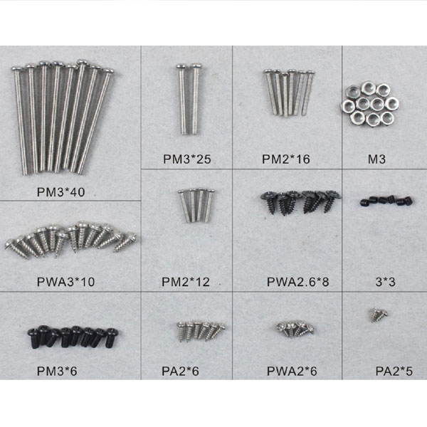 image DYNAM GLOSTER METEOR F8 SCREW SET - Image 1