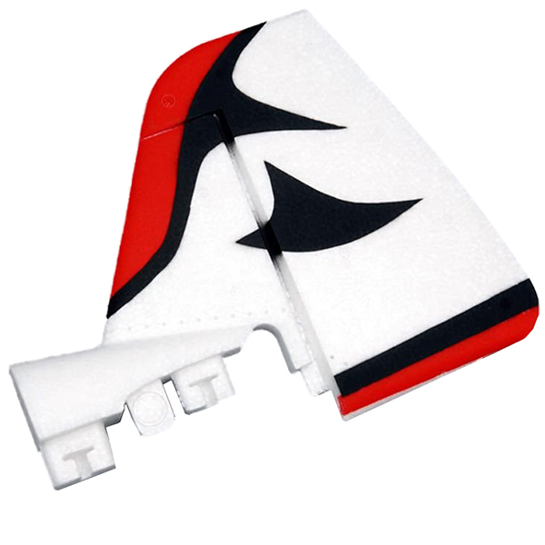 image DYNAM SUKHOI SU26M VERTICAL STABILIZER (RED) - Image 1