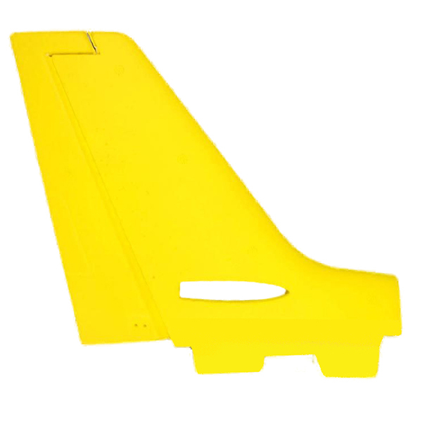 image DYNAM CESSNA 550 TURBO JET VERTICAL STABILISER - YELLOW - Image 1