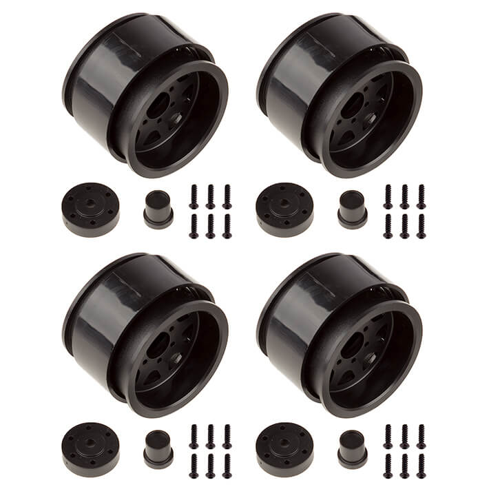 image ELEMENT RC ENDURO METHOD 701 T RAIL SERIES WHEELS, 1.9 IN BLACK - Image 1