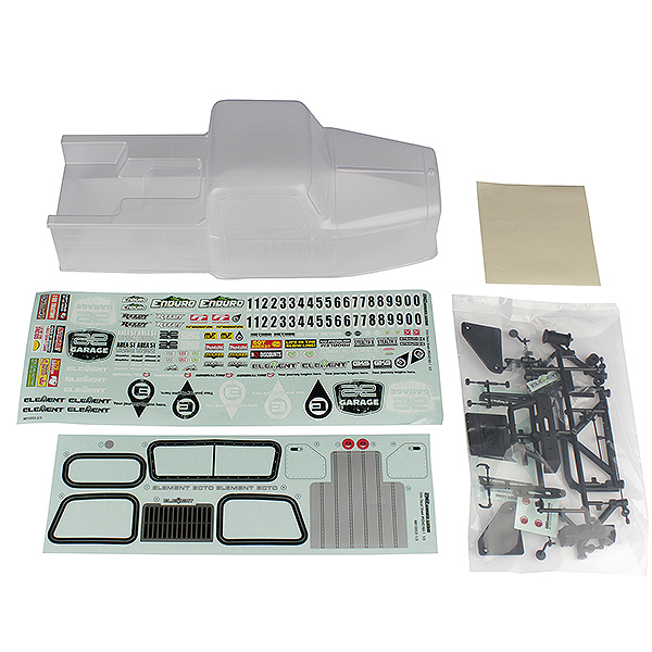 image ELEMENT RC ENDURO ECTO BODY SET - CLEAR - Image 1