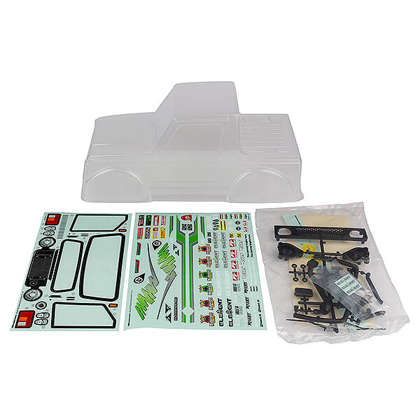 image ELEMENT RC ENDURO BUSHIDO BODY SET CLEAR - Image 1