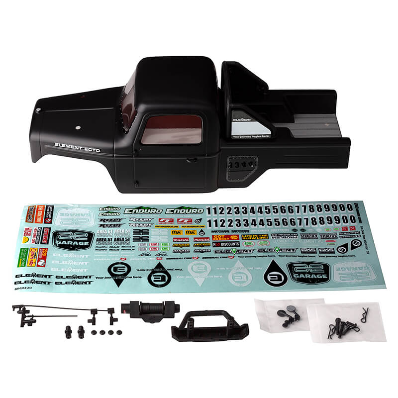 image ELEMENT RC ENDURO ECTO BLACK BODY SET PAINTED - Image 1