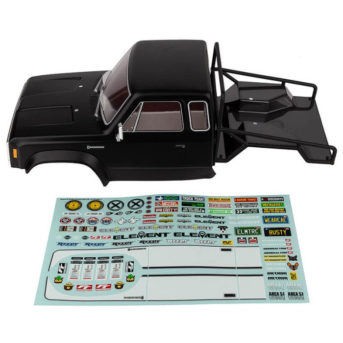 ELEMENT RC ENDURO SENDERO HD BODY SET BLACK - Image 1