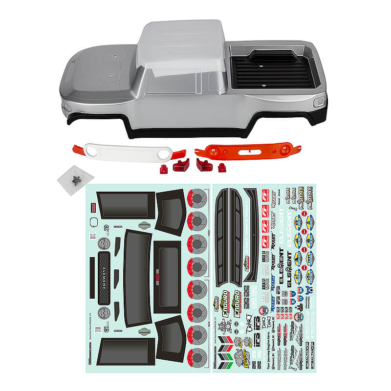 image ELEMENT RC ENDURO SE UTRON BODYSHELL SET GREY - Image 1