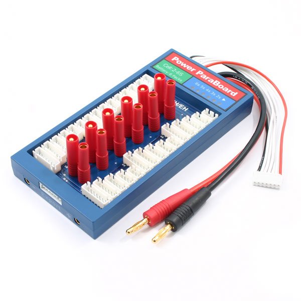 image ETRONIX POWER PARABOARD 6PK w/4MM CONNECTOR & XH BALANCE - Image 1