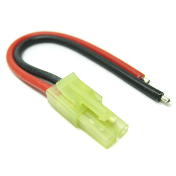 image Etronix Male Micro Tamiya Connector With 10cm 18Awg Silicone Wire - Image 1