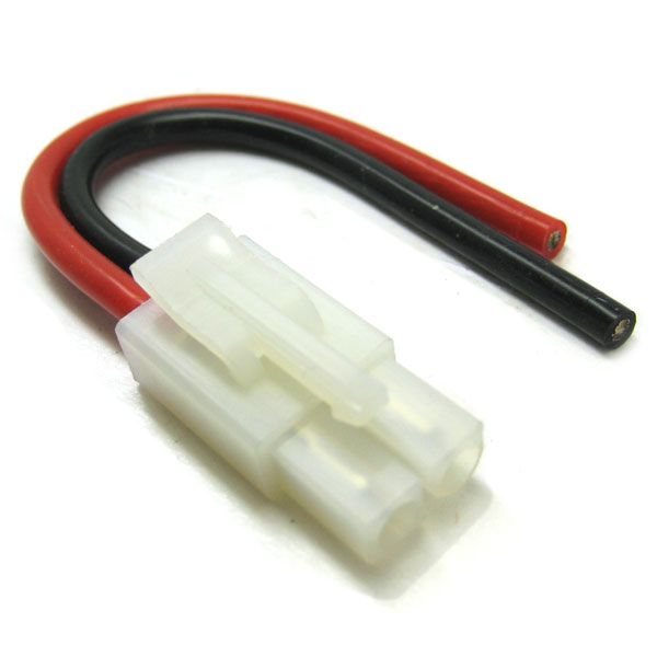 image Etronix Male Tamiya Connector With 10cm 14Awg Silicone Wire - Image 1