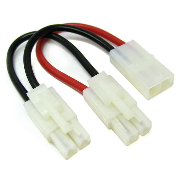 image Etronix Tamiya 2S Battery Harness For 2 Packs In Series Adaptor - Image 1