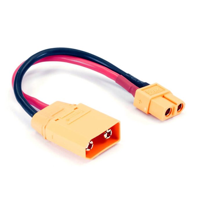 ETRONIX FEMALE XT-60 TO MALE XT90 PLUG CONNECTOR ADAPTOR - Image 1