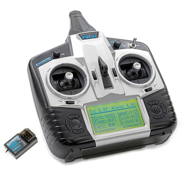 ETRONIX PULSE EX4G 4CH 2.4GHZ FHSS STICK RADIO SYSTEM - Image 1