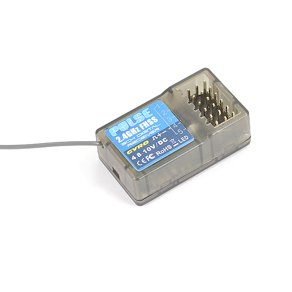 image ETRONIX PULSE FHSS RECEIVER w/GYRO 2.4GHZ FOR ET1132 - Image 1